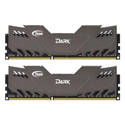 Модуль пам'яті для комп'ютера DDR3 16GB (2x8GB) 2400 MHz Dark Series Gray Team (TDGED316G2400HC11CDC01) - изображение 1