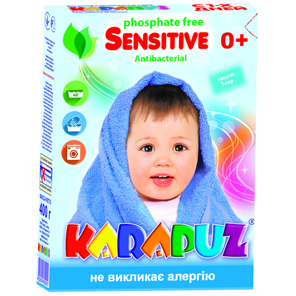 Пральний порошок Карапуз З перших днів життя 400 г (4820019620015) - зображення 1