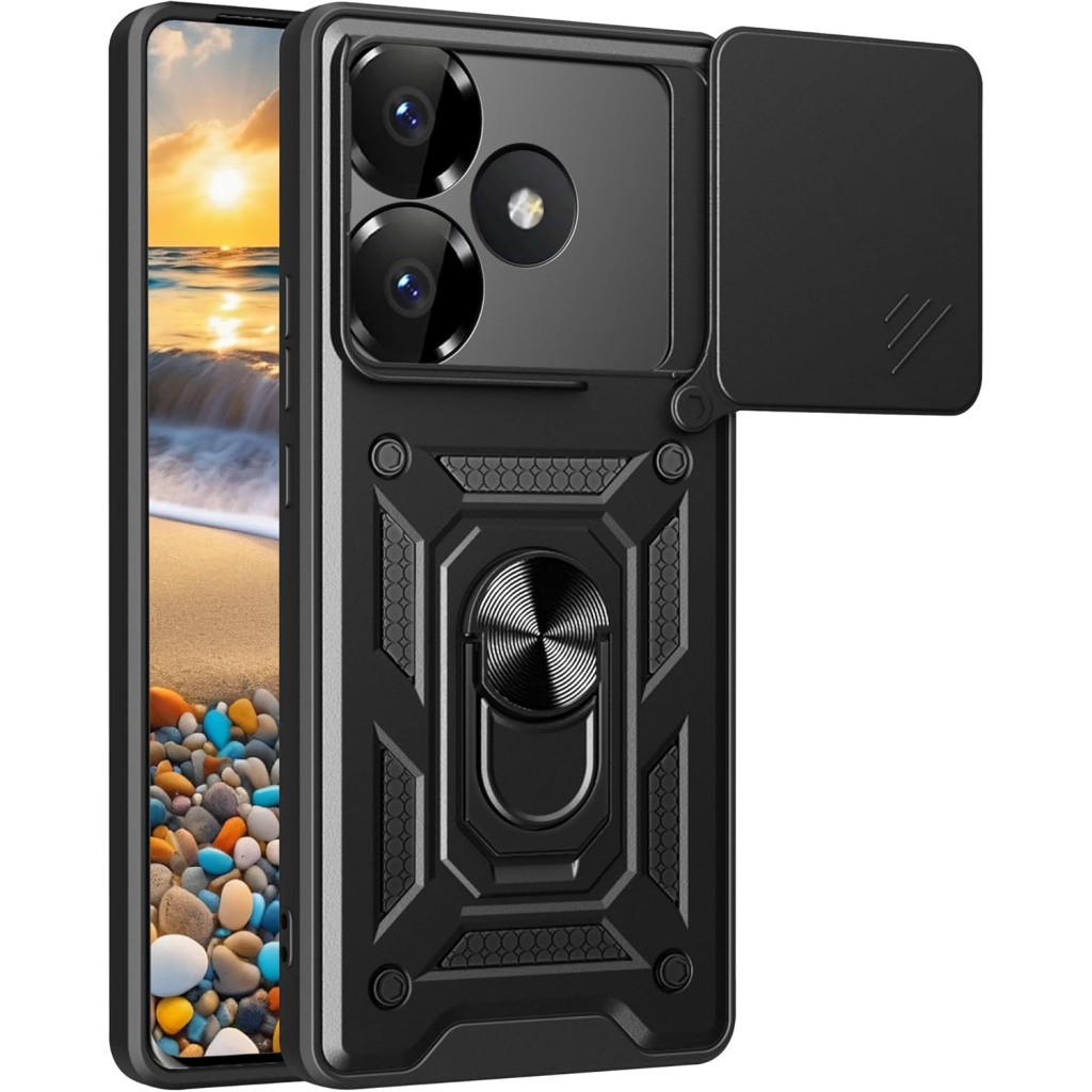 Чохол до мобільного телефона BeCover Military Poco F6 Black (712165) - зображення 6