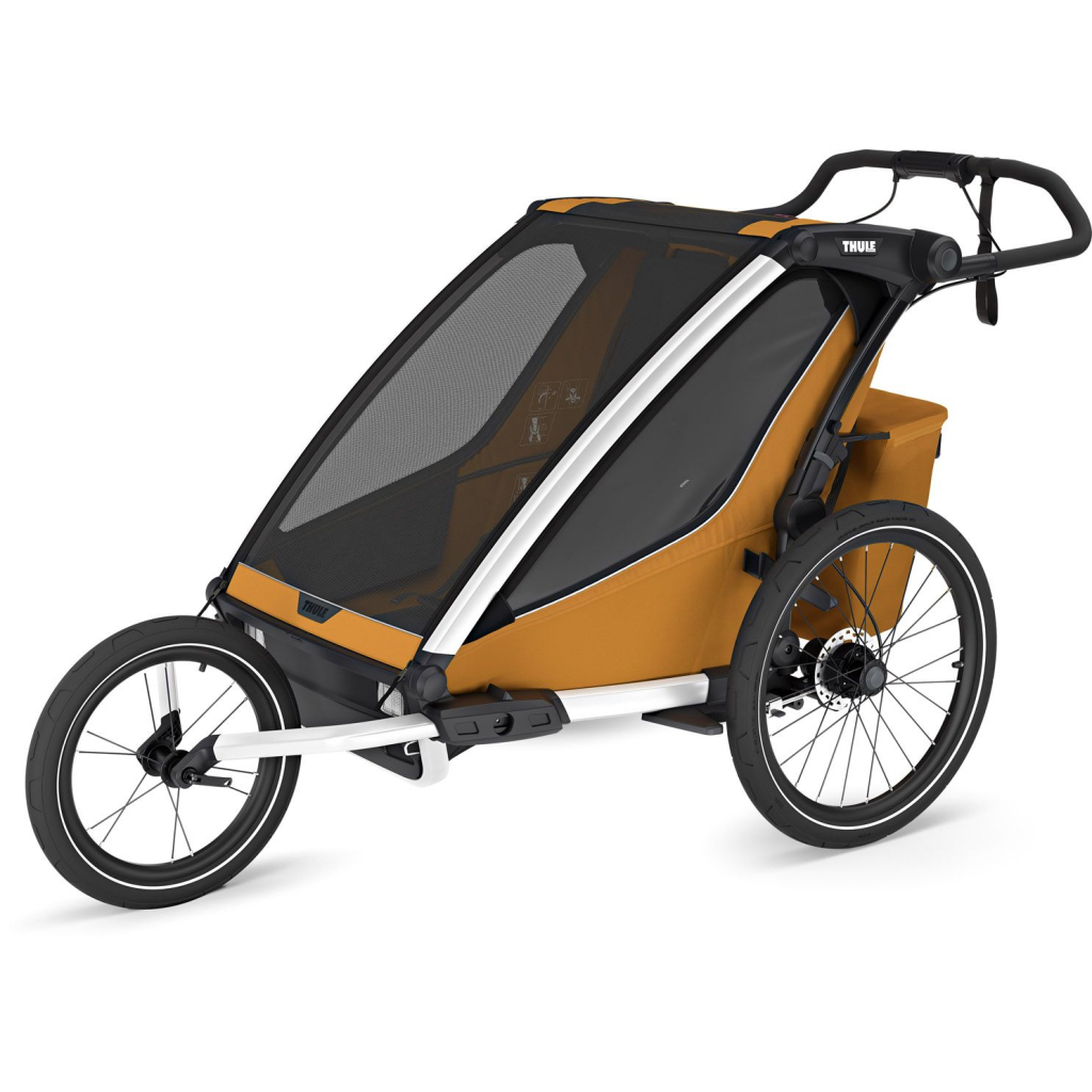 Коляска Thule Chariot Sport 2 Double (Natural Gold) (TH 10201033) - зображення 4