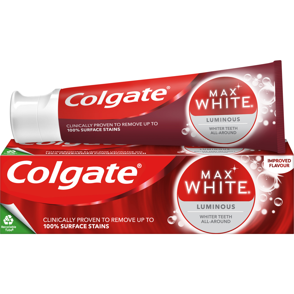 Зубна паста Colgate Max White Luminous 75 мл (8714789867632) - зображення 8