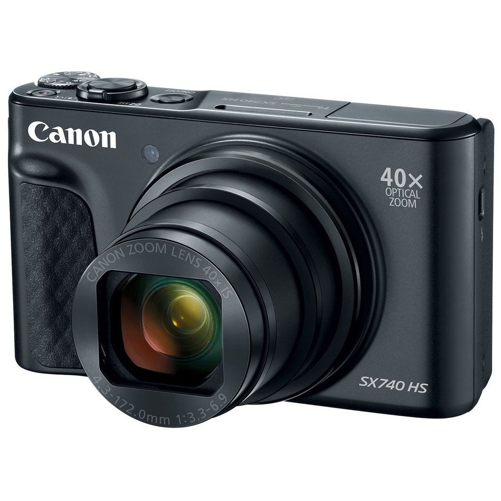 Цифровий фотоапарат Canon Powershot SX740 HS Black (2955C012) - зображення 1