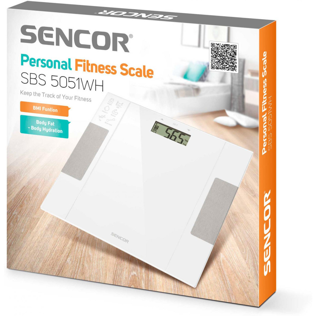 Ваги підлогові Sencor SBS 5051WH - зображення 8