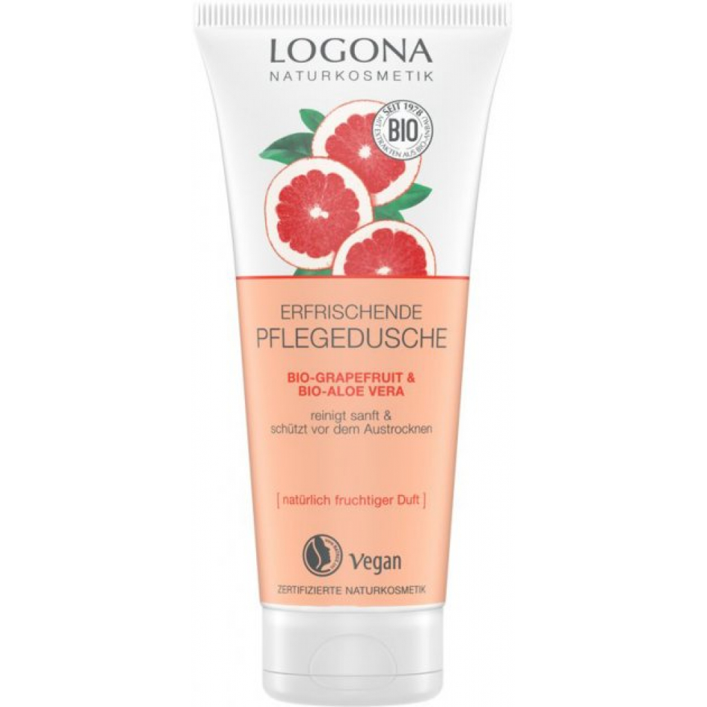 Гель для душу Logona Грейпфрут і алое освіжаючий 200 мл (4017645042865) - изображение 1