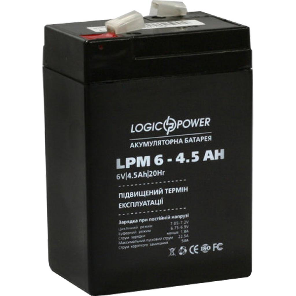 Батарея до ДБЖ LogicPower LPM 6В 4.5 Ah (3860) - зображення 3