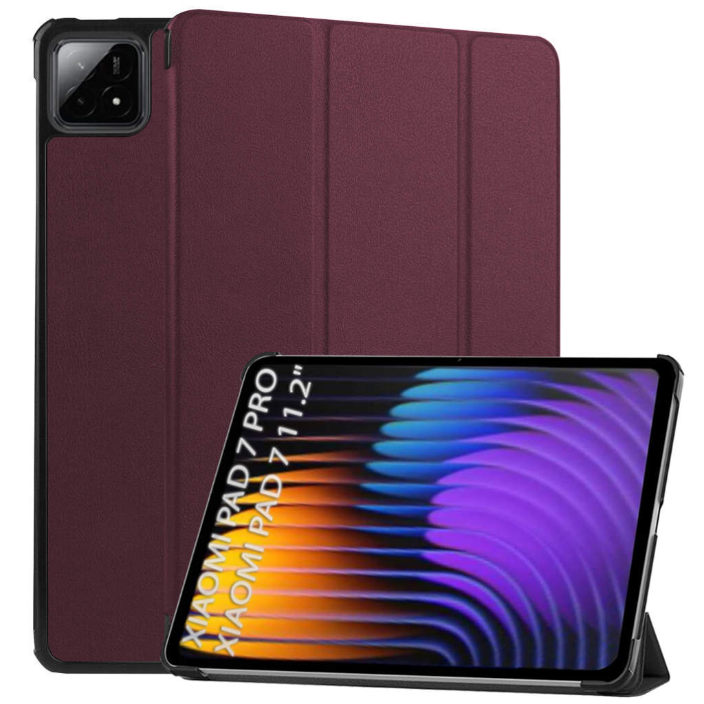 Чохол до планшета BeCover Smart Case Xiaomi Pad 7 / 7 Pro 11.2" Red Wine) (712811) - зображення 1