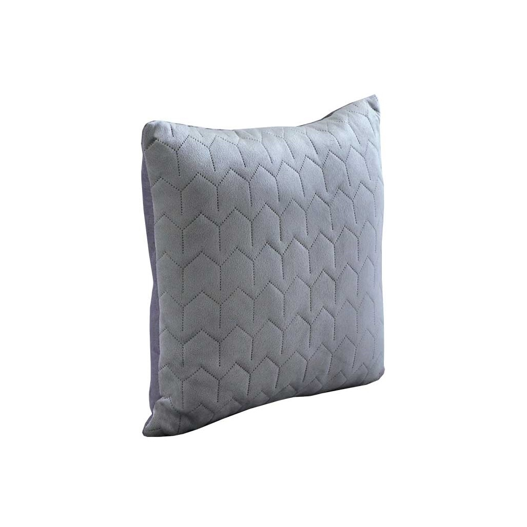 Подушка Руно декоративна Velour Grey 40х40 (311.55_Grey) - зображення 1