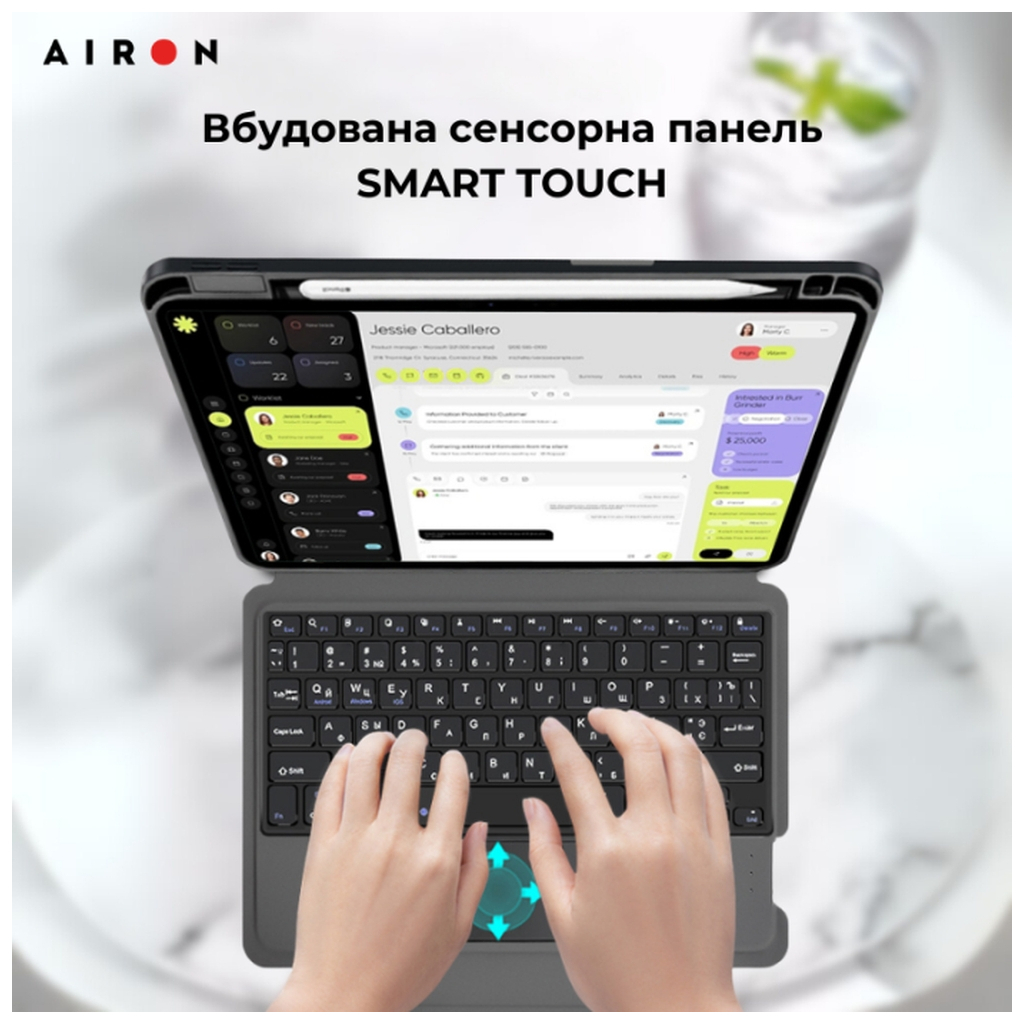Чохол до планшета AirOn Premium Lenovo Tab M11 + keyboard (4822352781233) - зображення 8
