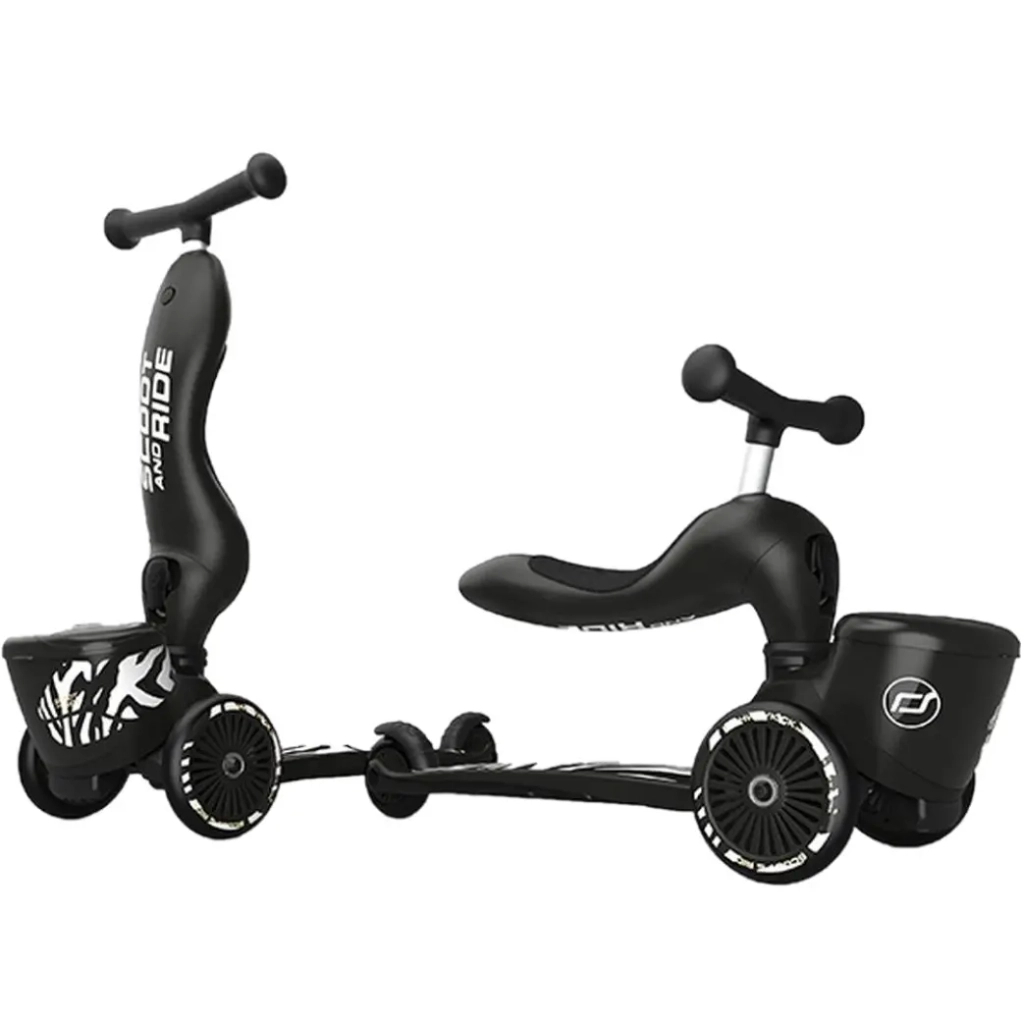 Самокат Scoot&Ride Highwaykick-1 Lifestyle Зебра (SR-210621-ZEBRA) - зображення 1