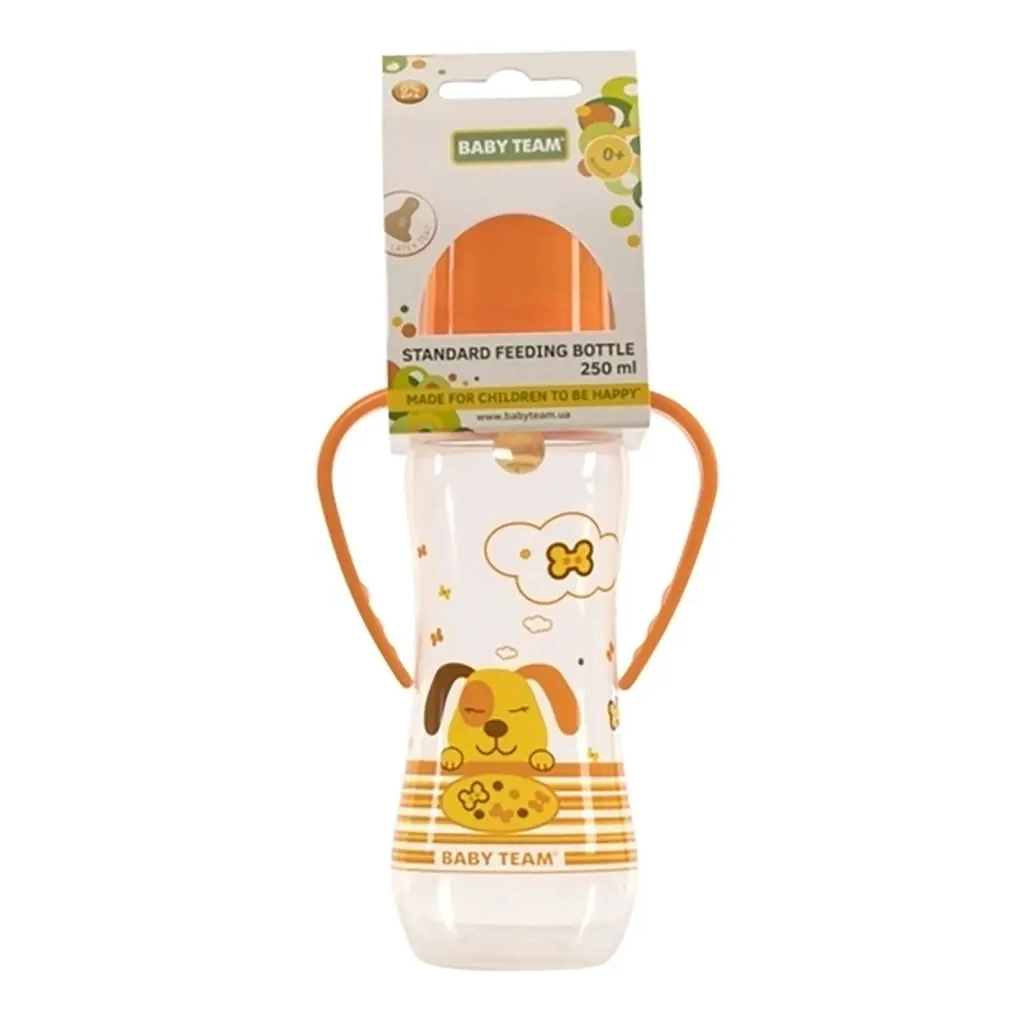 Пляшечка для годування Baby Team З латексною соскою 250 мл (4824428013116) - зображення 2