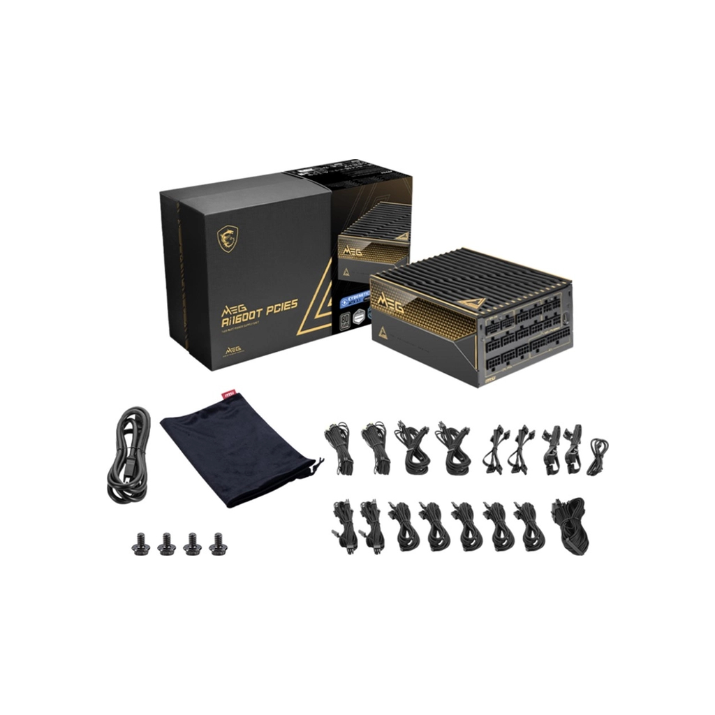 Блок живлення MSI 1600W (MEG Ai1600T PCIE5) - зображення 5