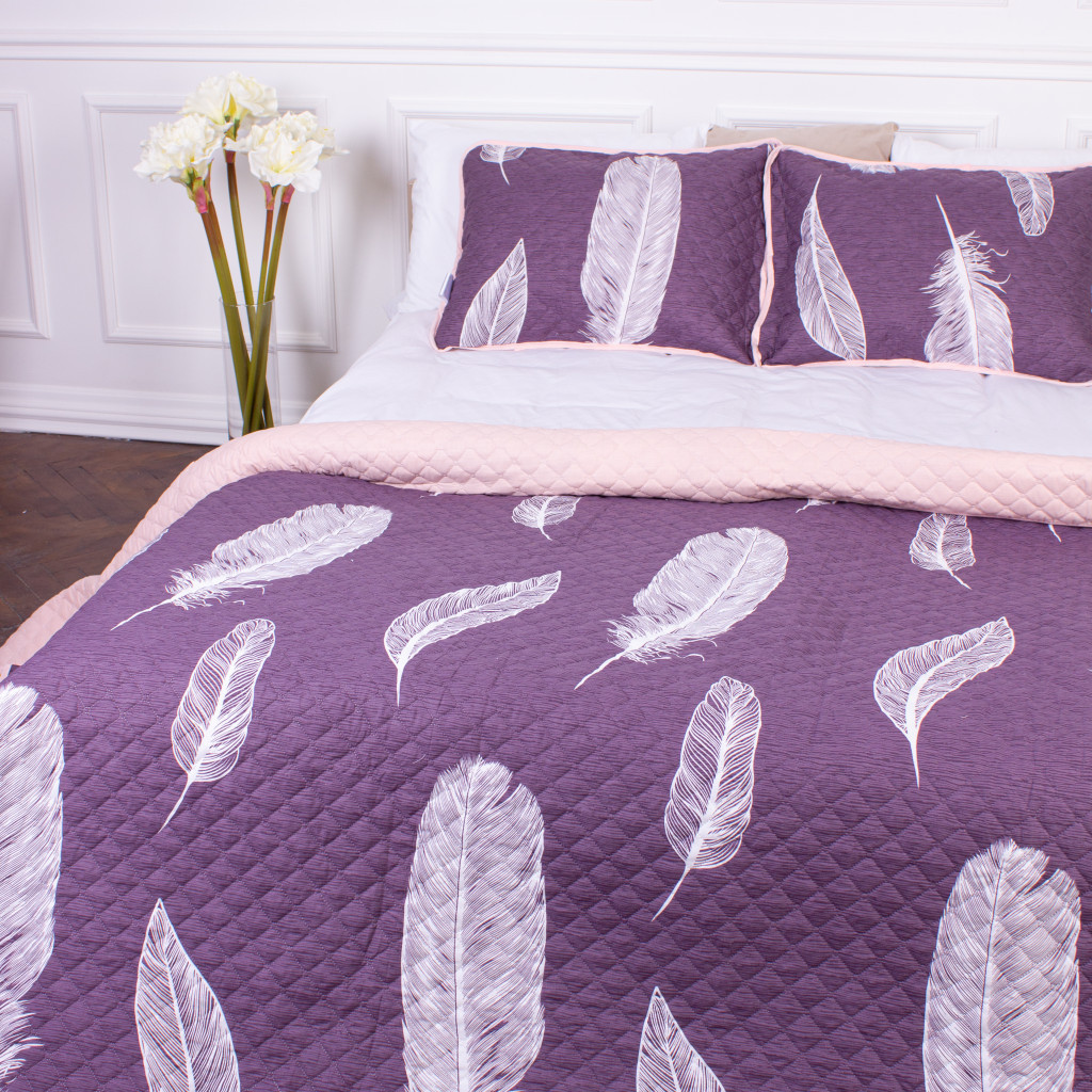 Покривало MirSon набір Color Fun Line №5941 Paula 200х220 см + наволочка 50х70 см х 2 шт (2200006169505) - зображення 5