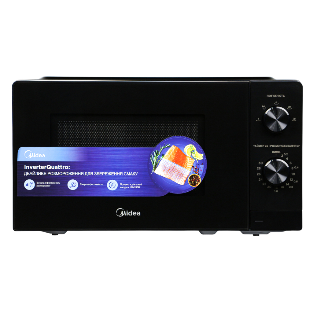 Мікрохвильова піч Midea MM7P012MZ-B - зображення 1