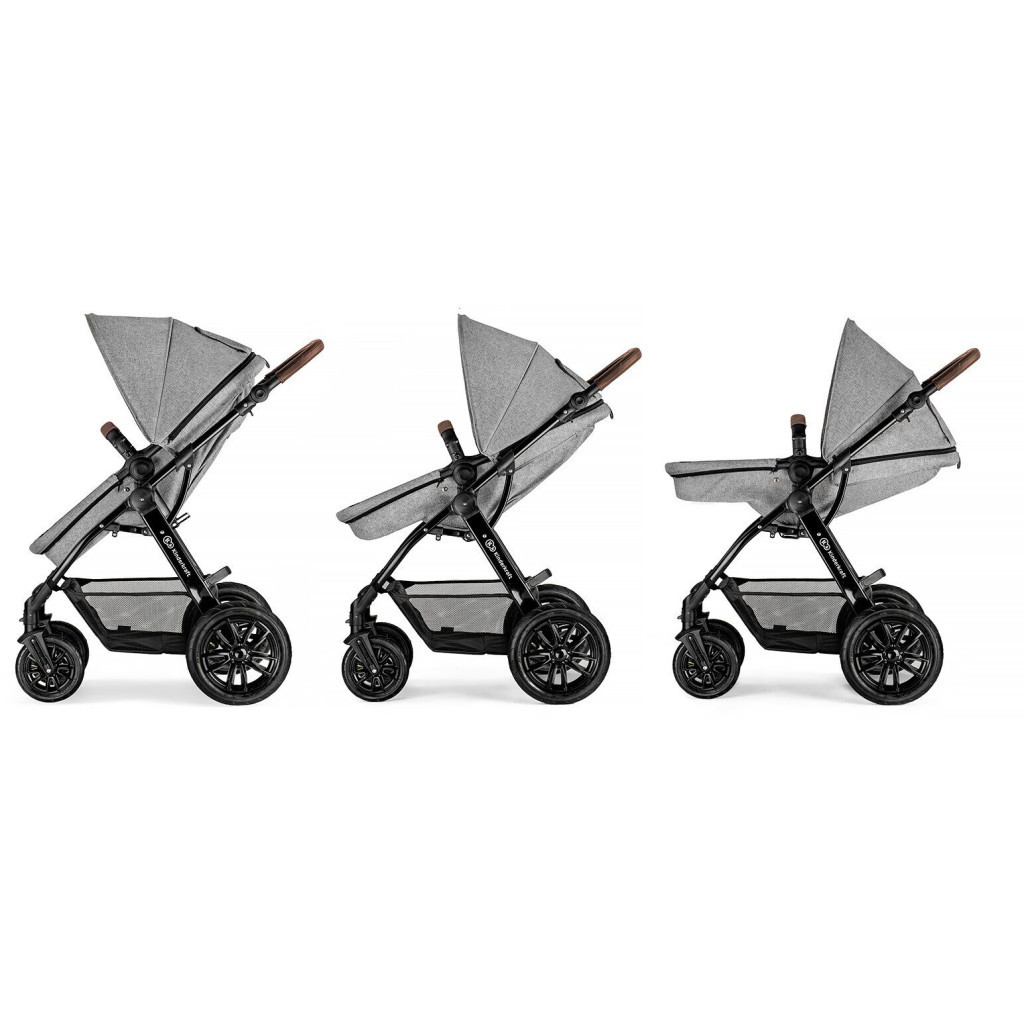 Коляска Kinderkraft 3 в 1 Moov Gray Melange (KKWMOOVGRYM0NC) (5902533915019) - зображення 3