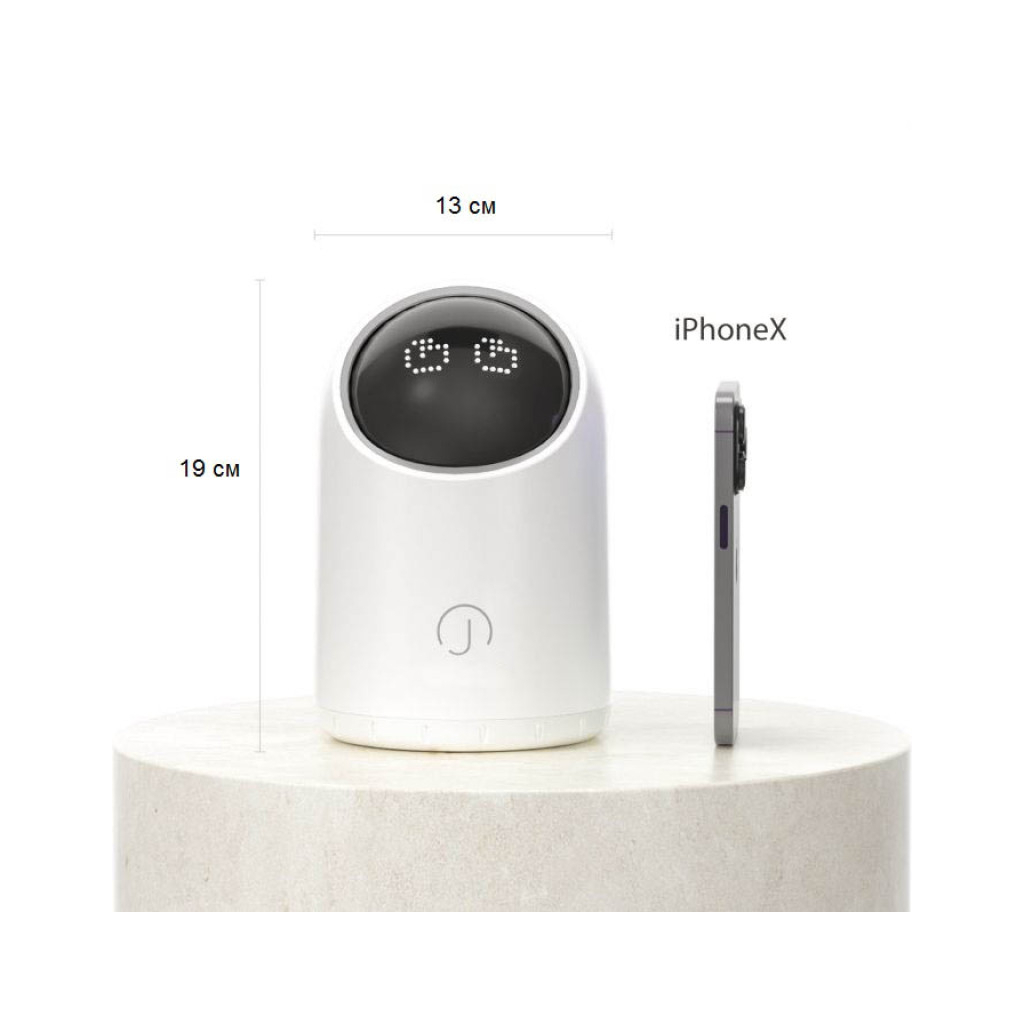 Контейнер для сміття JAH Smart Сенсорний Настільний Білий 2 л (20262) - изображение 11