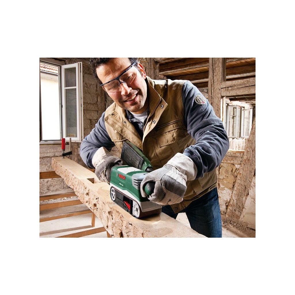 Шліфувальна машина Bosch стрічкова PBS 75 A 710Вт, стрічка 533х75мм, 350м/хв 3.4кг (0.603.2A1.000) - изображение 4