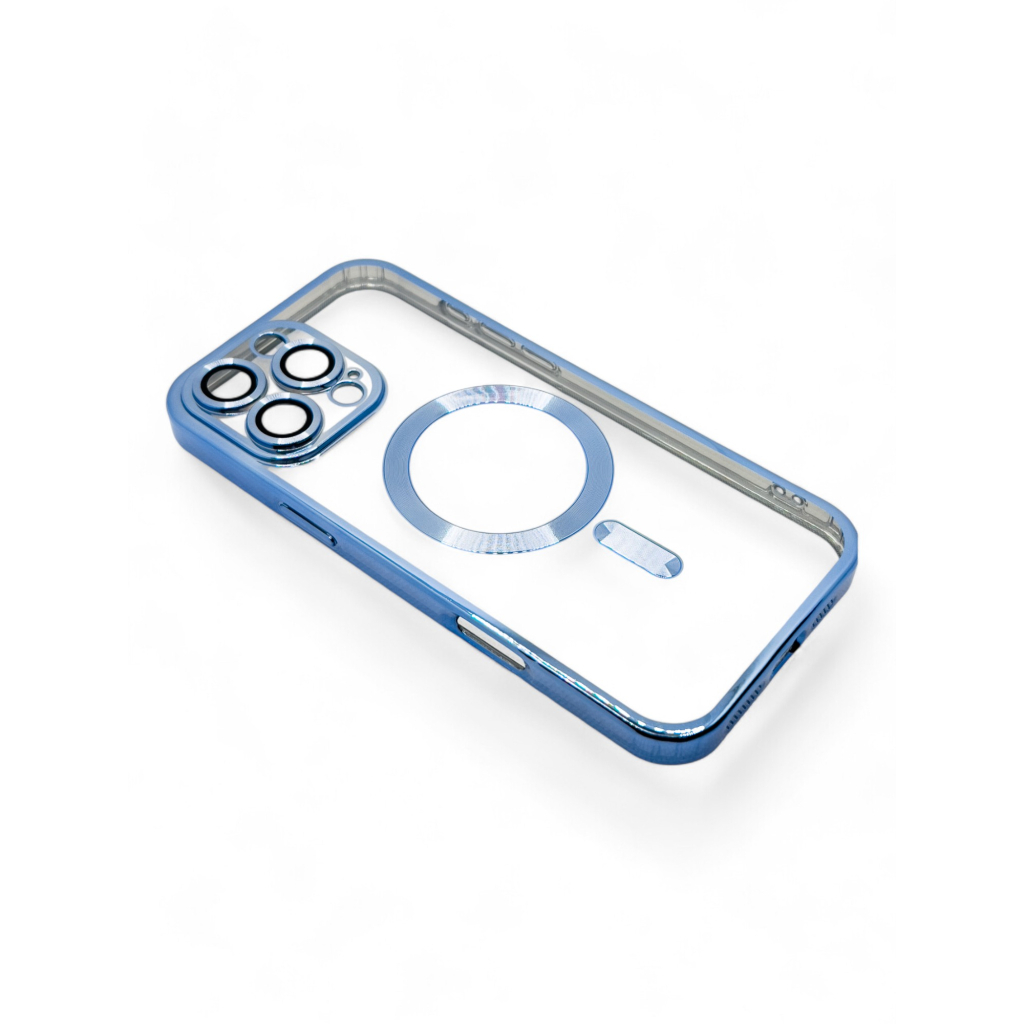 Чохол до мобільного телефона BeCover TPU Chrome Case (MagSafe) для Apple iPhone 16 Pro Sierra Blue (712082) - зображення 4