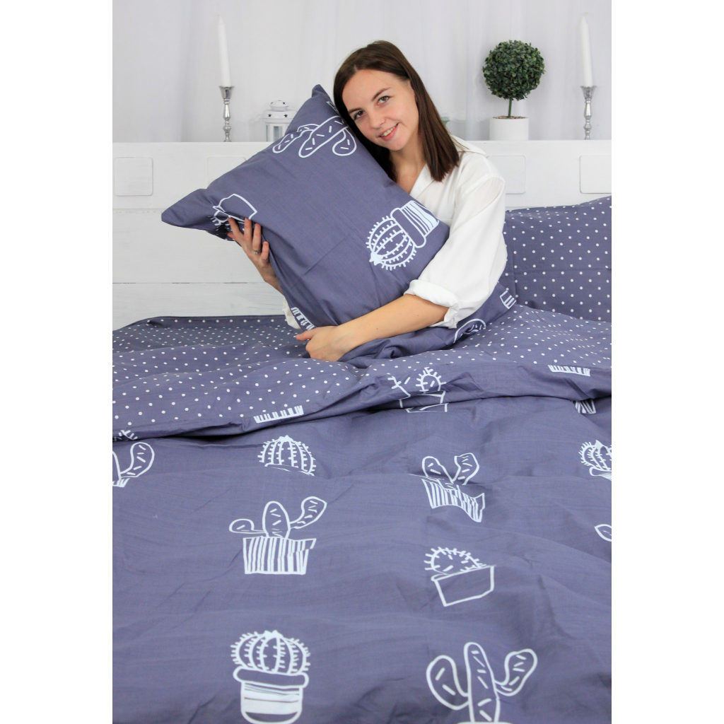 Постільна білизна MirSon Бязь Premium 17-0300 Singapore 143х210 (2200002316859) - зображення 6