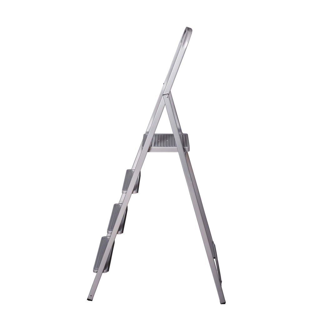 Драбина Eurogold зварна 4-х сходинкова GREY, 156х49х9см, Арт.214 (ЕГ-214 GREY) - зображення 2