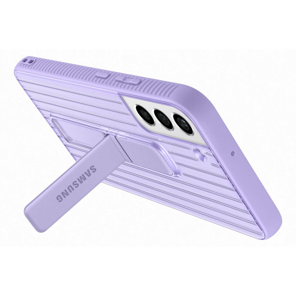 Чохол до мобільного телефона Samsung Protective Standing Cover Galaxy S22 Plus Lavender (EF-RS906CVEGRU) - зображення 4