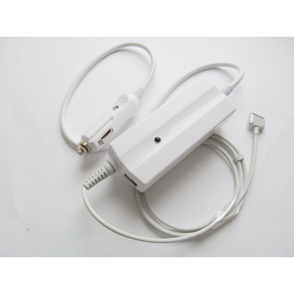 Блок живлення до ноутбуку AlSoft [car 12В-24В] Apple 85W 20V, 4.25A, MagSafe2 + 2*USB (A40292) - зображення 1