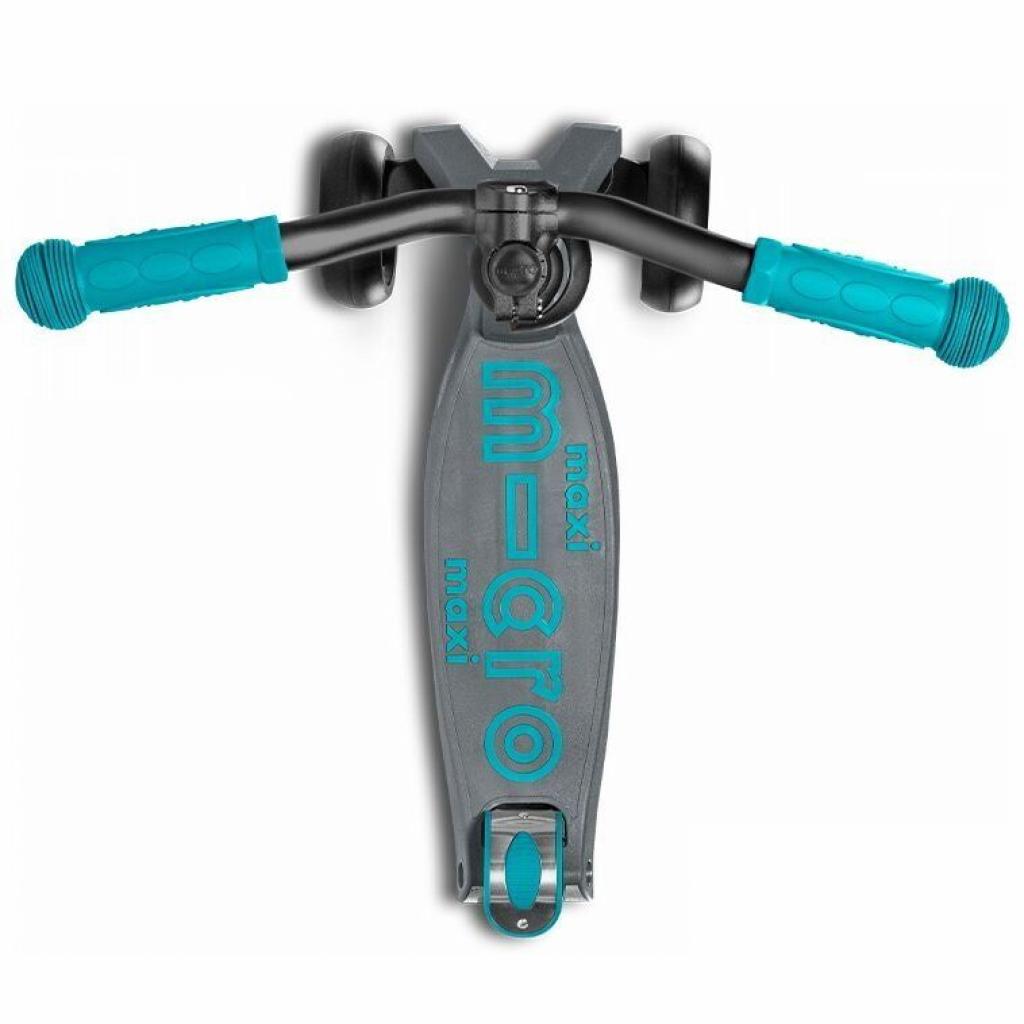 Самокат Micro Maxi Deluxe PRO Grey/Aqua (MMD088) - зображення 3