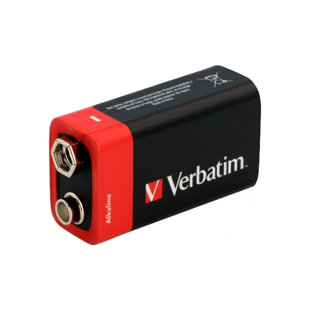 Батарейка Verbatim Крона Alcaline 9V * 1 (49924) - зображення 4
