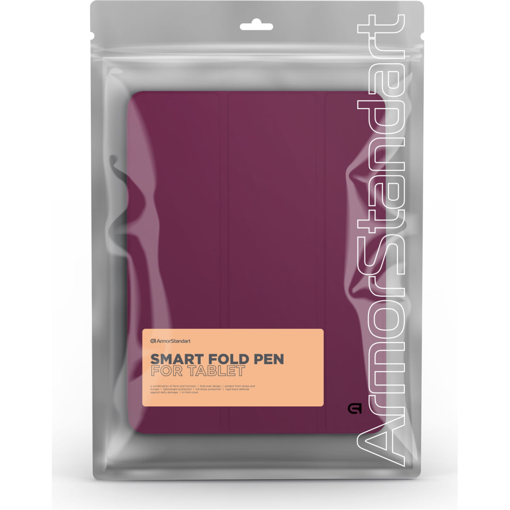 Чохол до планшета Armorstandart Smart Fold Pen Xiaomi Pad 7 / 7 Pro Plum (ARM82424) - зображення 8