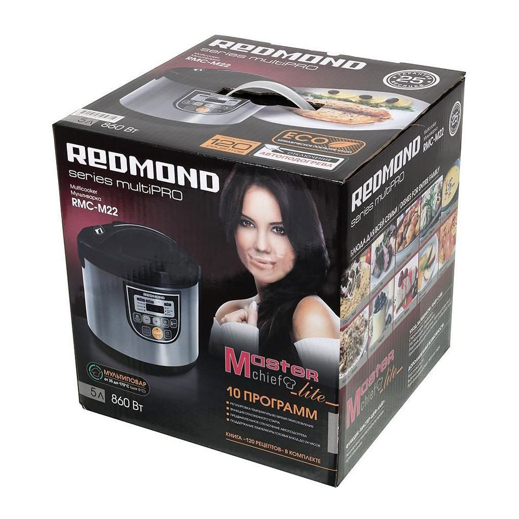 Мультиварка Redmond RMC-M22 Black - зображення 6