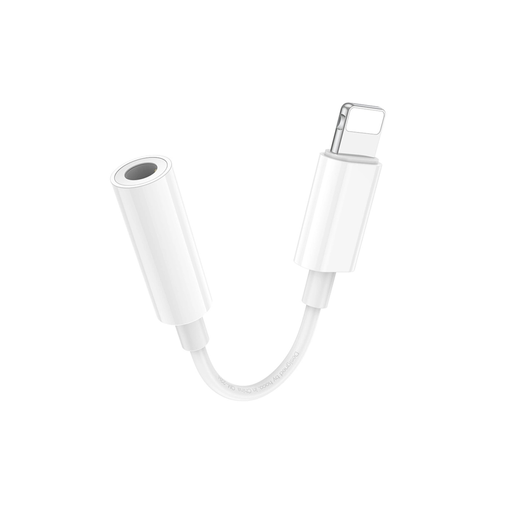 Перехідник Lightning to 3.5mm F white BOROFONE (6941991111143) - зображення 5