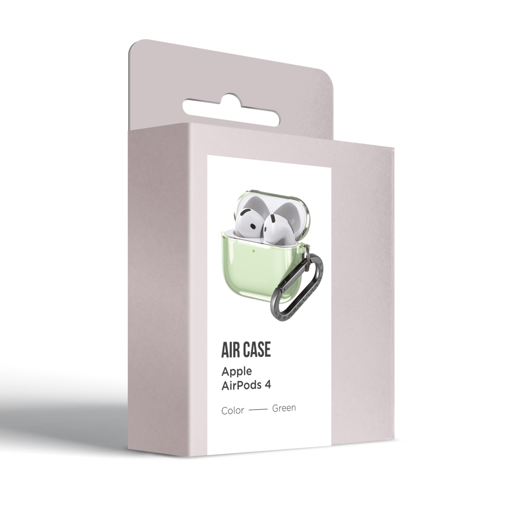 Чохол для навушників Armorstandart Air для Apple Airpods 4 Green (ARM82613) (ARM82613) - зображення 3
