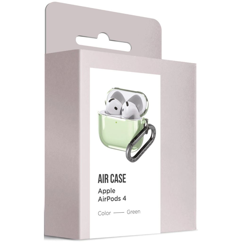 Чохол для навушників Armorstandart Air для Apple Airpods 4 Green (ARM82613) (ARM82613) - зображення 3