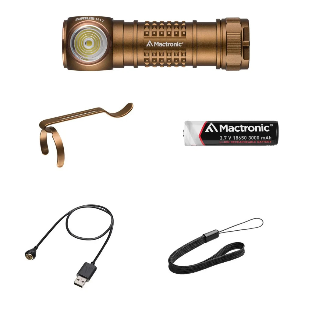 Ліхтар Mactronic Sirius H12 1200 Lm USB Rechargeable (AHL0172) - зображення 3