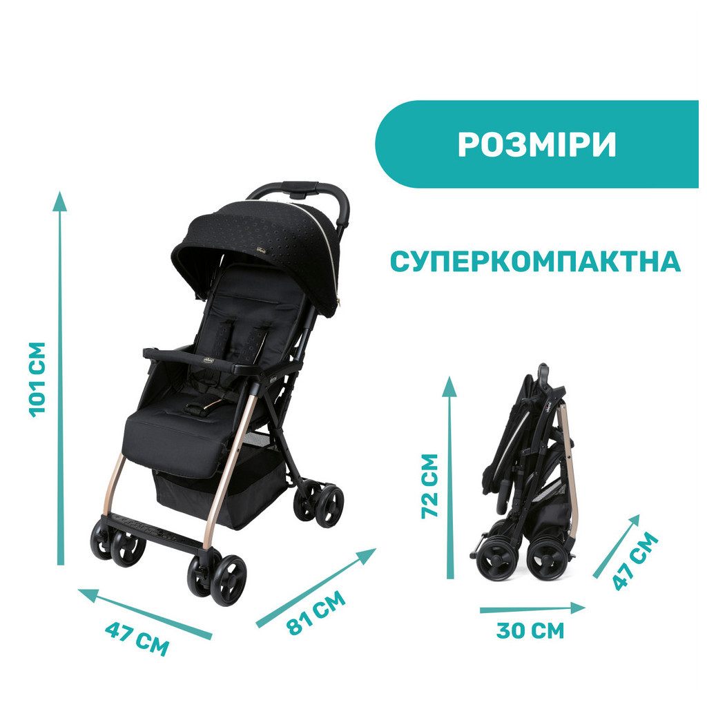 Коляска Chicco Ohlala 3 Black Re-Lux (79733.56) - зображення 9