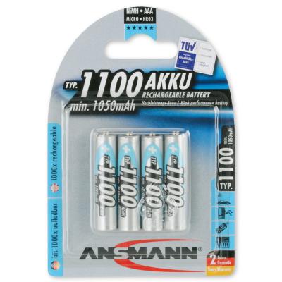 Акумулятор Ansmann AAA 1100mAh * 4 (5035232) - зображення 1