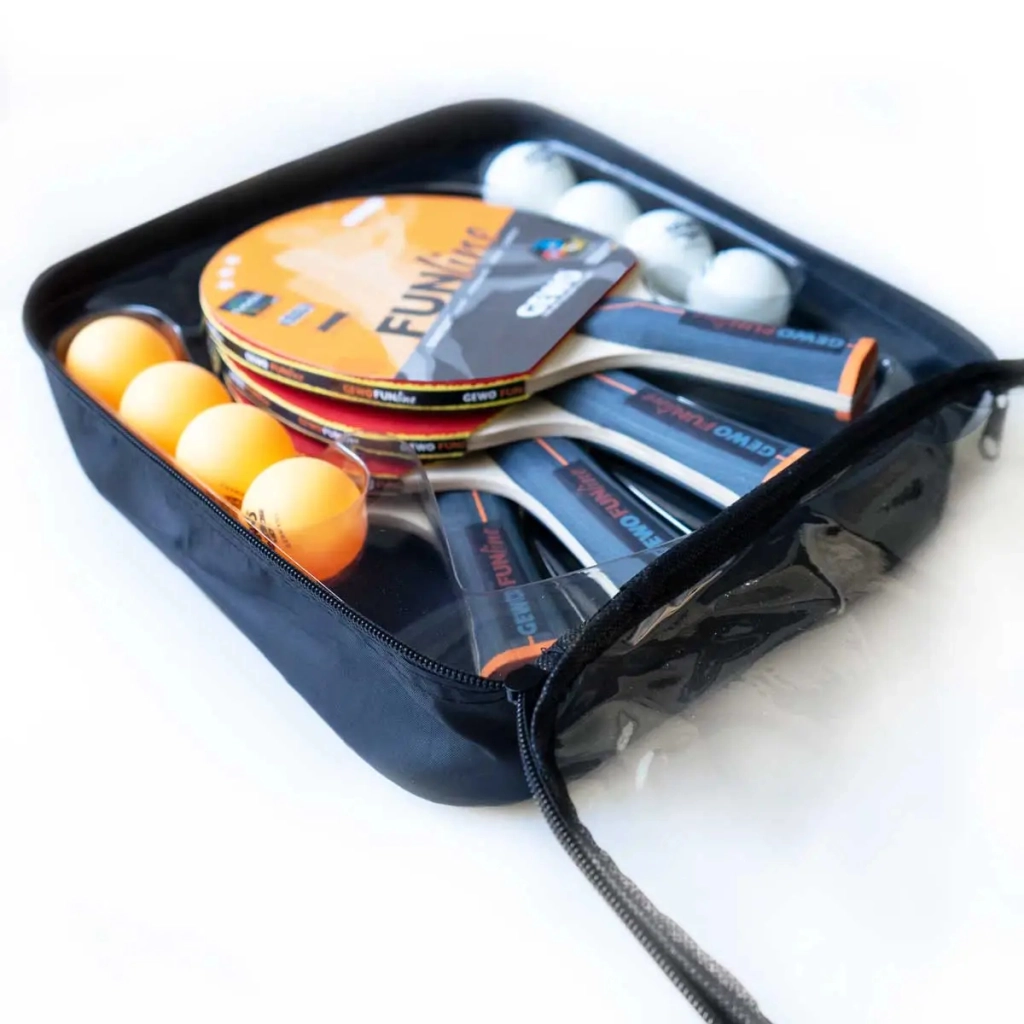 Комплект для настільного тенісу Gewo Family & Friends 4 Bats 8 Balls (97010000) (931052) - изображение 3