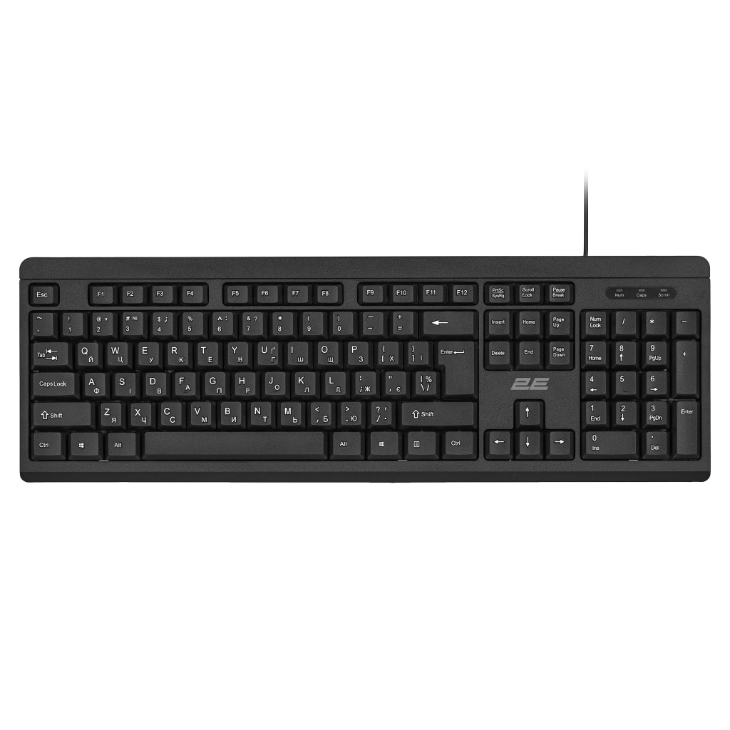 Комплект 2E MK401 USB UA Black (2E-MK401UB_UA) - зображення 2