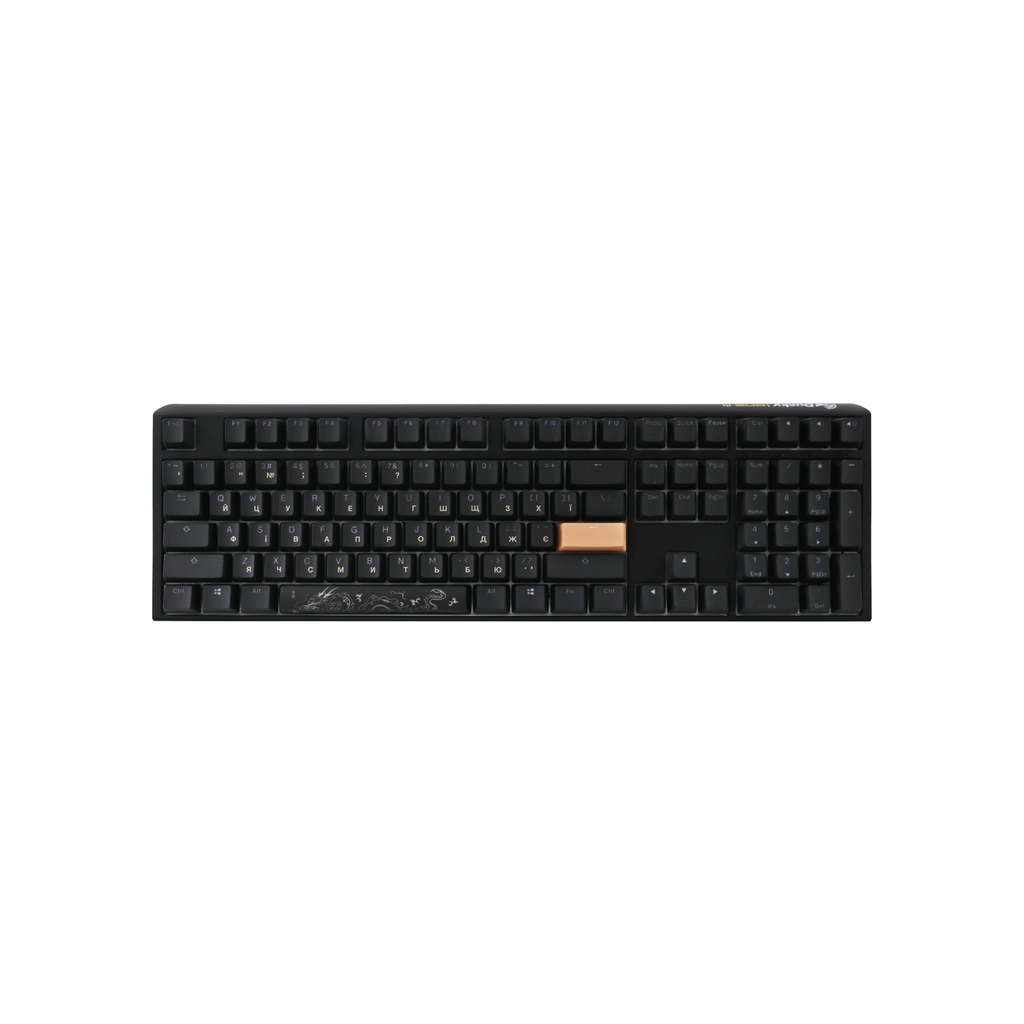 Клавіатура Ducky One 3 Cherry MX Blue RGB UA USB Black (DKON2108ST-CUAPXCLAWSC1) - зображення 2