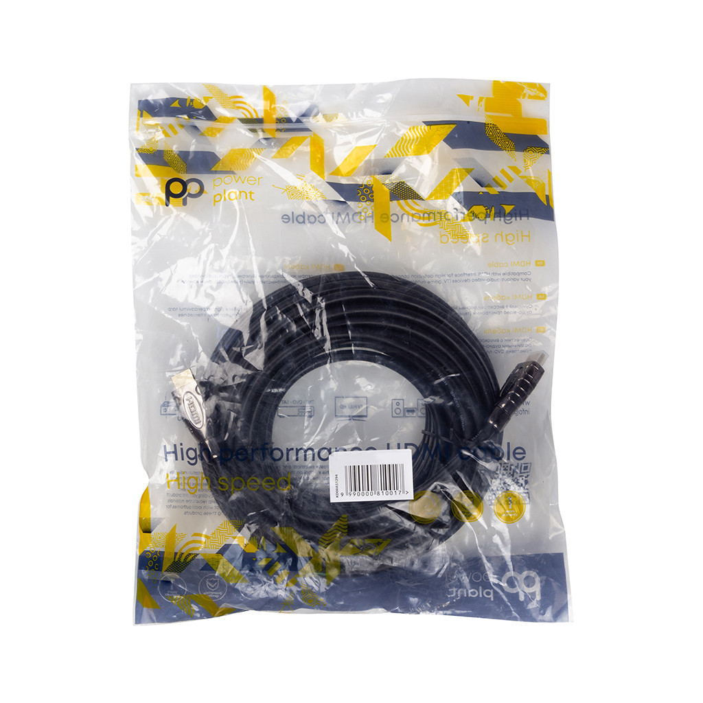 Кабель мультимедійний HDMI to HDMI 15.0m PowerPlant (KD00AS1294) - зображення 3