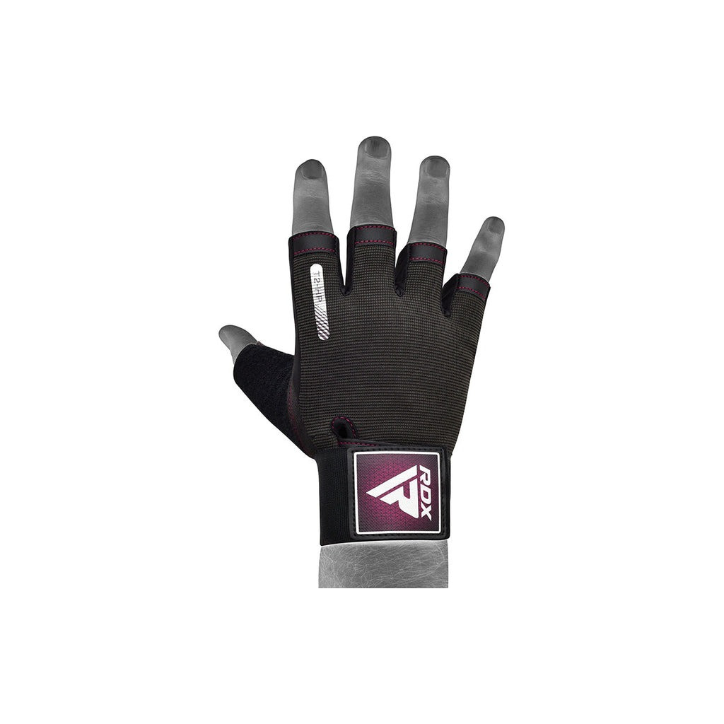 Рукавички для фітнесу RDX T2 Half Pink S (WGA-T2HP-S) - зображення 3