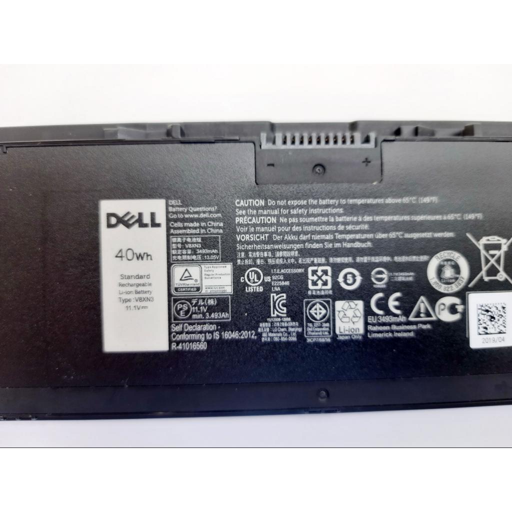 Акумулятор до ноутбука Dell Latitude E7540 V8XN3, 40Wh (3493mAh), 3cell, 11.1V, Li-ion (A47536) - зображення 3