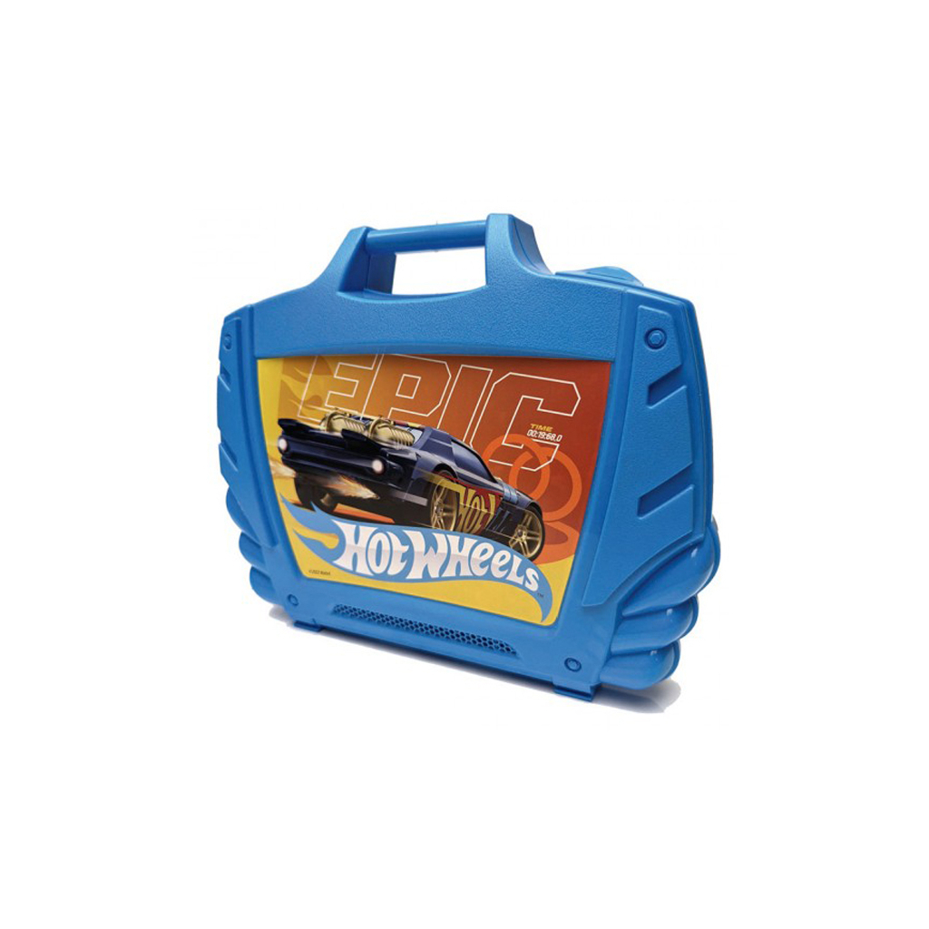 Автотрек Hot Wheels Ігровий гараж із доріжками для зберігання машинок (HWCC16) - зображення 1