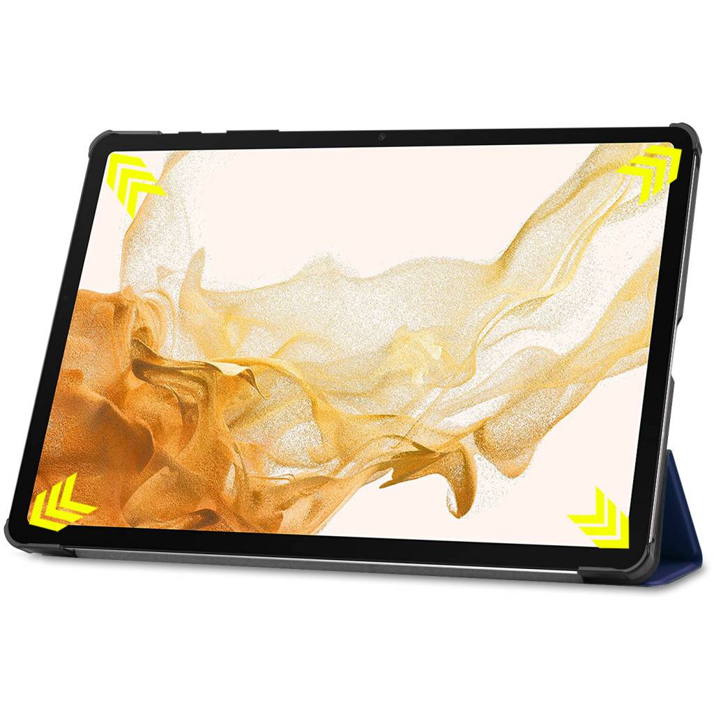 Чохол до планшета BeCover Smart Case Samsung Tab S9 Plus (SM-X810/SM-X816)/S9 FE Plus (SM-X610/SM-X616) 12.4" Deep Blue (710322) - зображення 8