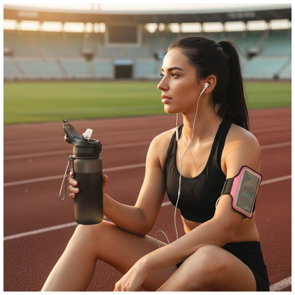 Пляшка для води Line Art Merlo 600 мл сірий (60013818LA-07) - зображення 6