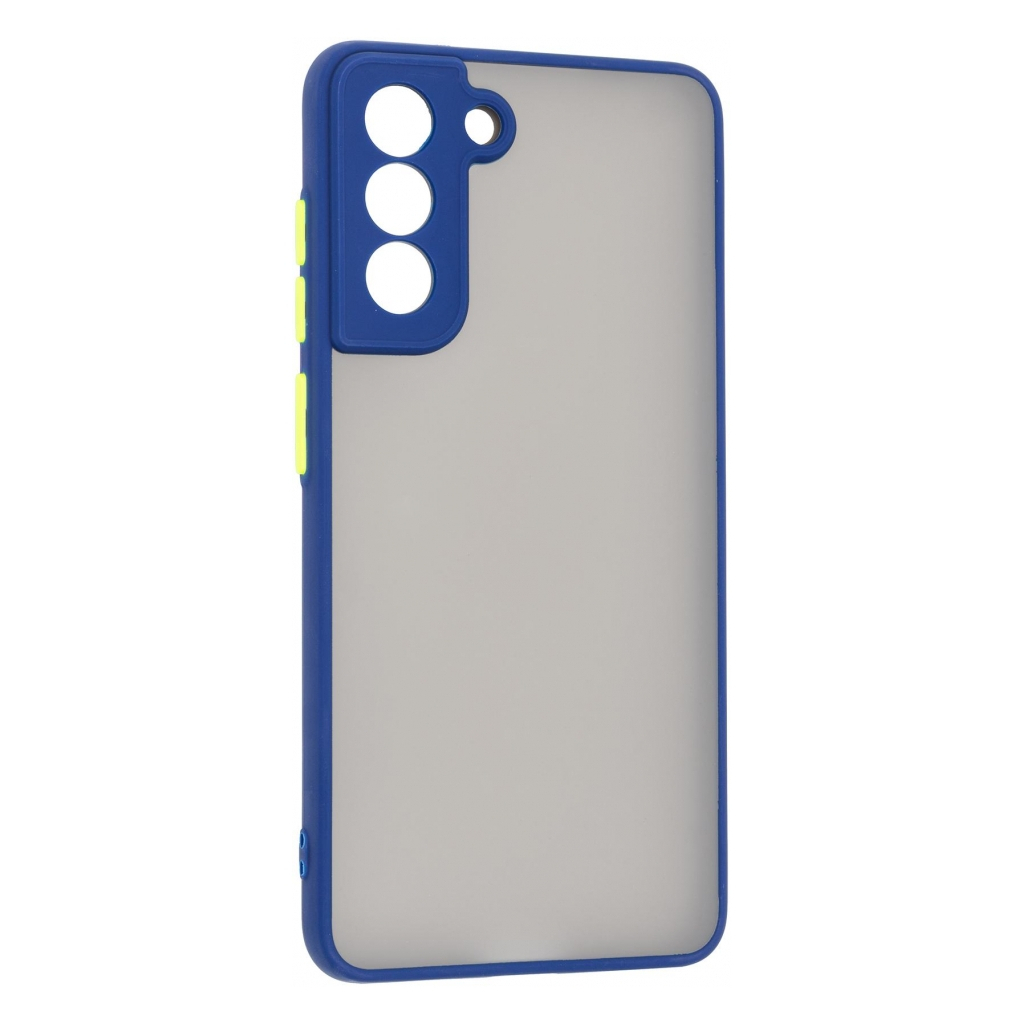 Чохол до мобільного телефона Armorstandart Frosted Matte Samsung S21 FE Navy Blue (ARM70488) - зображення 1