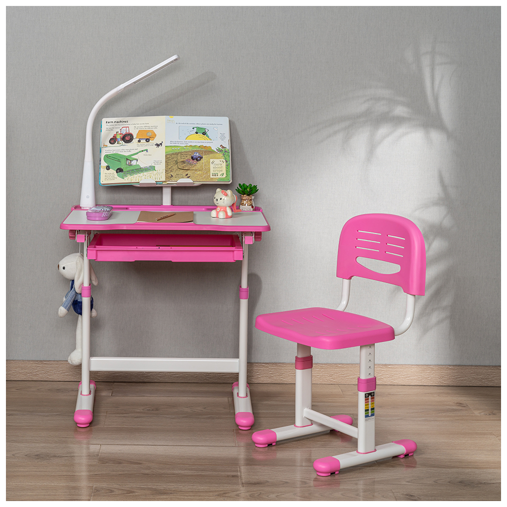 Парта зі стільцем FunDesk Bellissima pink (2001002219160) - зображення 12