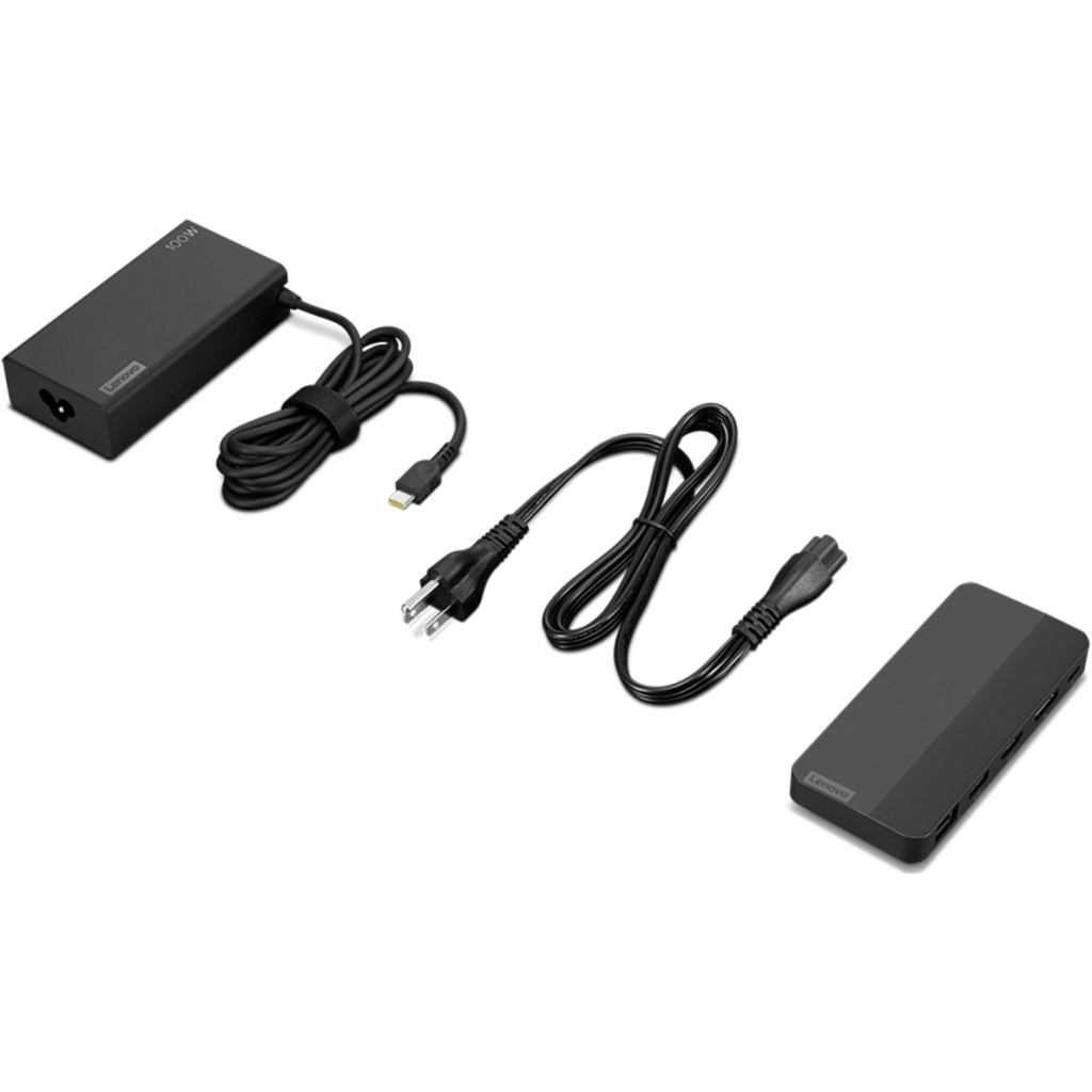 Порт-реплікатор Lenovo USB-C Dual Display Travel Dock (w/ adapter) (40B90100EU) - зображення 7