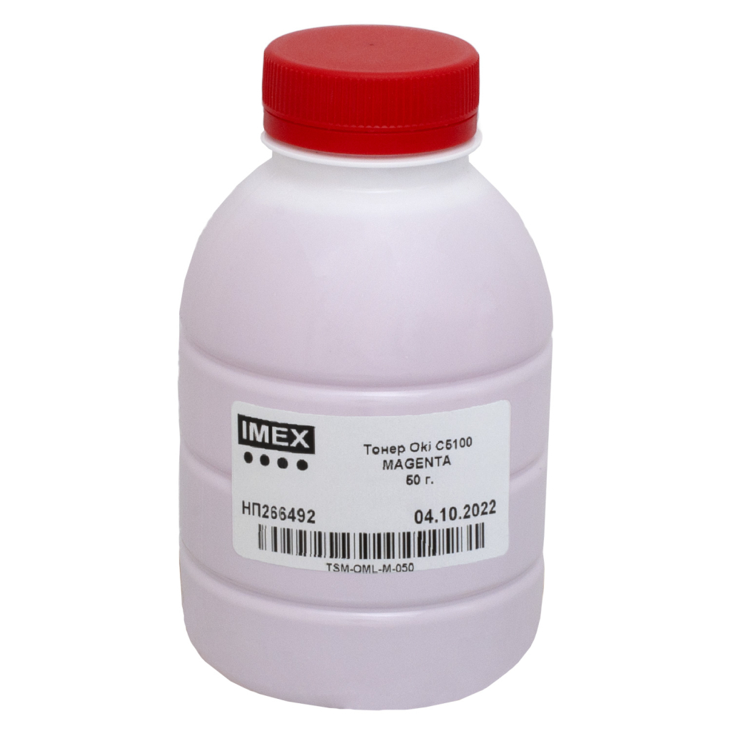 Тонер Imex OKI C5100 Magenta 50 г, OML (TSM-OML-M-050) - зображення 1