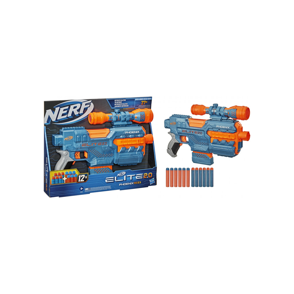 Іграшкова зброя Hasbro Nerf Elite 2.0 Phoenix CS-6 (E9961) - зображення 4