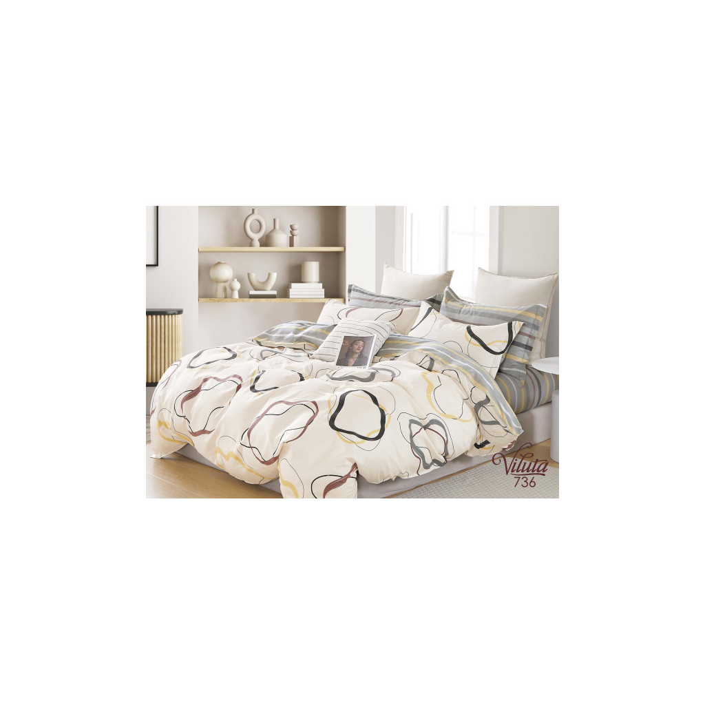Постільна білизна Viluta 736 Сатин Twill полуторний (736_pl) - зображення 1